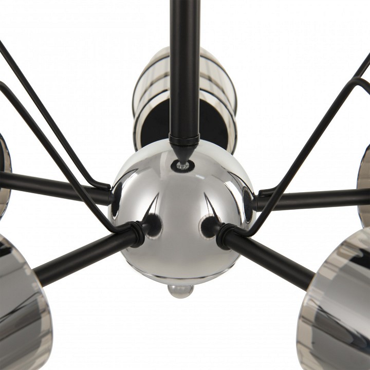 Люстра на штанге arte milano napoli-320207 320207/5 bk.cr