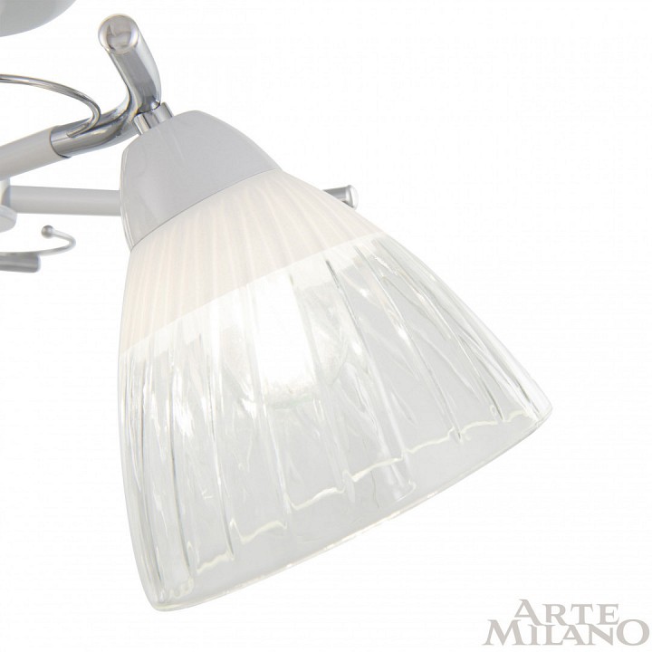 Люстра на штанге arte milano napoli-320306 320306/3 wt+cr