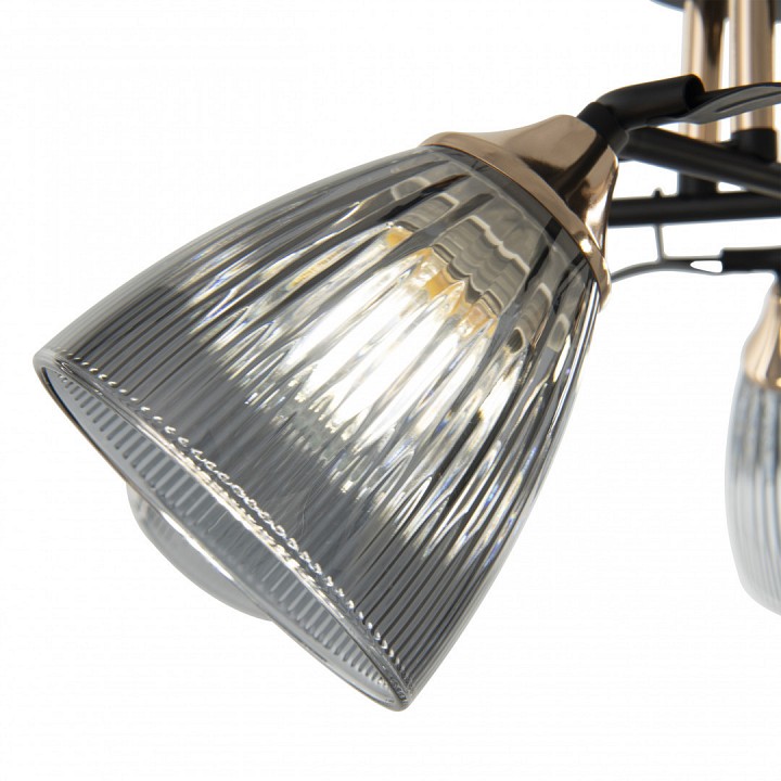 Потолочная люстра arte milano amalfi-322610 322610/3 bk+fg
