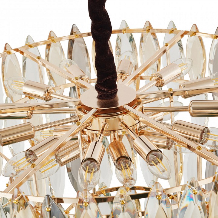 Подвесная люстра arte milano am-99486 99486.d750.h500.e14.18 g