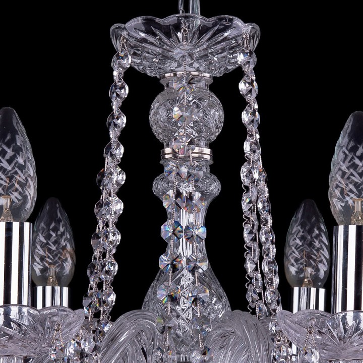 Подвесная люстра bohemia ivele crystal 1402 1402/6/160/ni