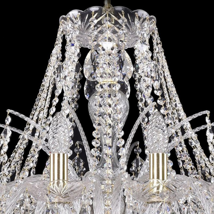 Подвесная люстра bohemia ivele crystal 1411 1411/20/360/g