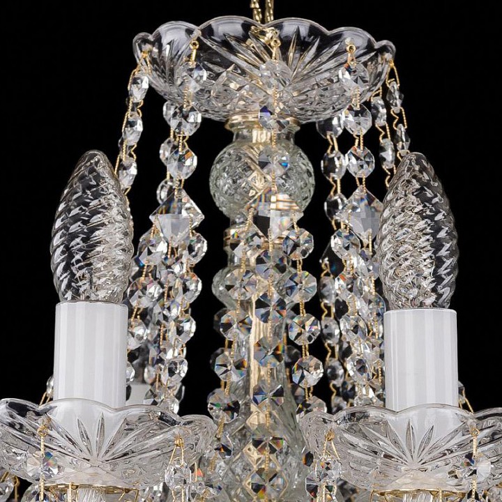 Подвесная люстра bohemia ivele crystal 1413 1413/10/165/g
