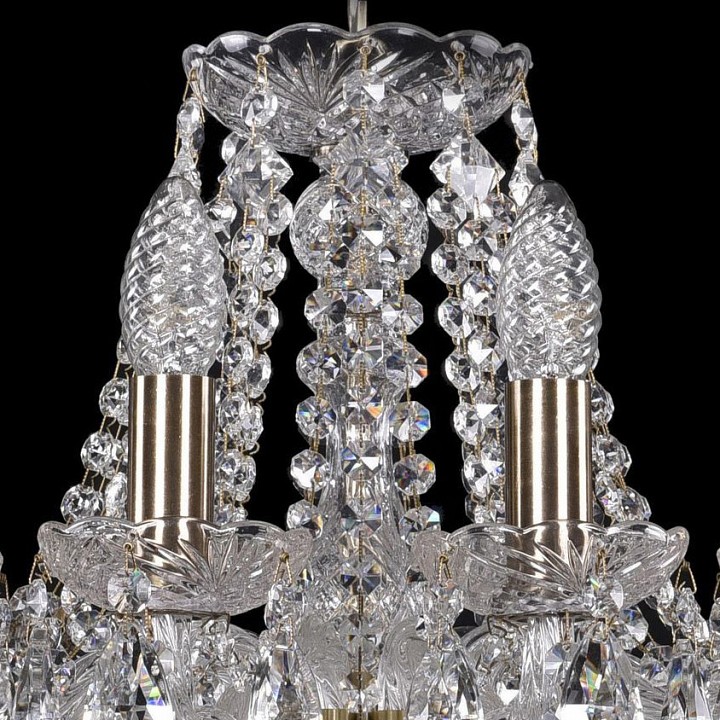 Подвесная люстра bohemia ivele crystal 1413 1413/10/165/pa