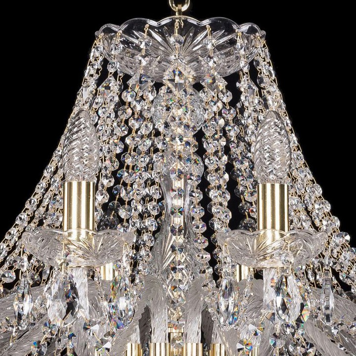 Подвесная люстра bohemia ivele crystal 1413 1413/16/360/g
