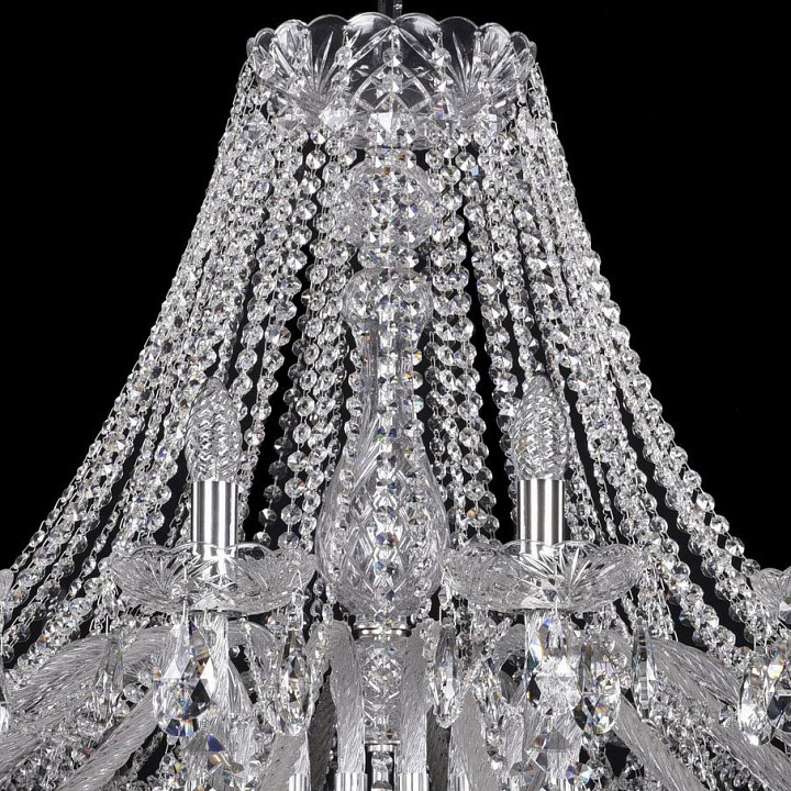 Подвесная люстра bohemia ivele crystal 1413 1413/20/460/ni