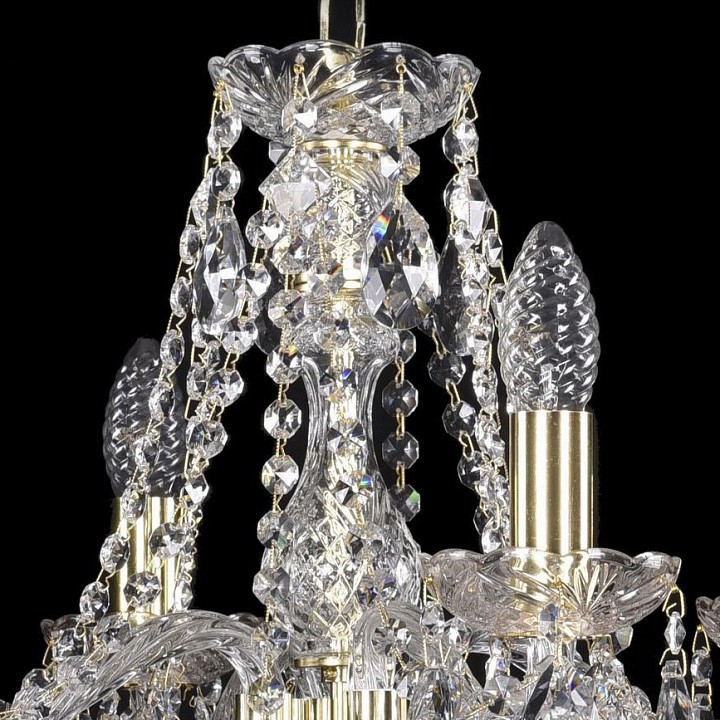 Подвесная люстра bohemia ivele crystal 1413 1413/4/165/g