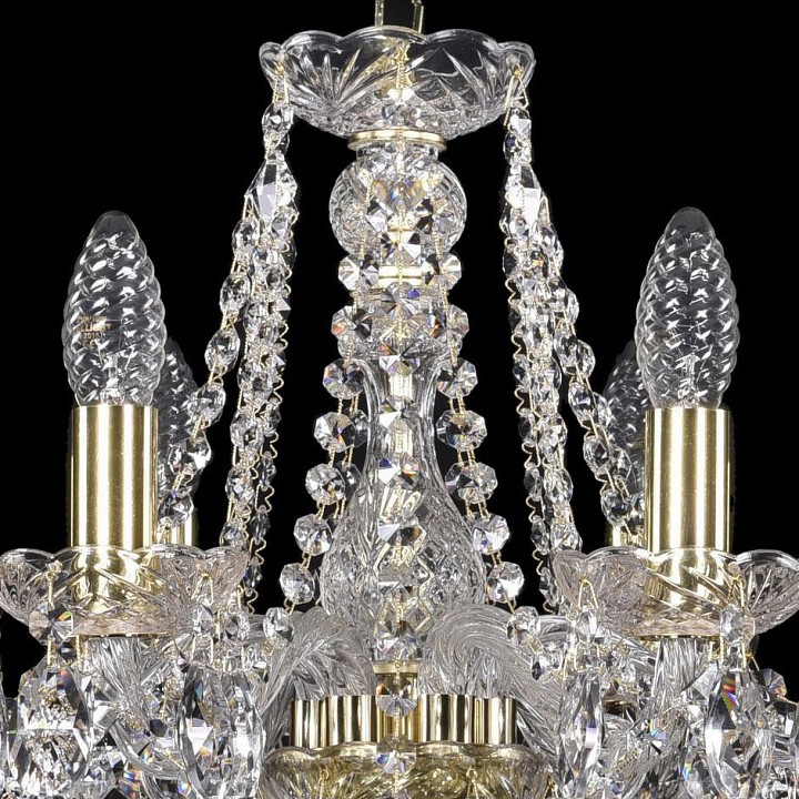 Подвесная люстра bohemia ivele crystal 1413 1413/6/165/g