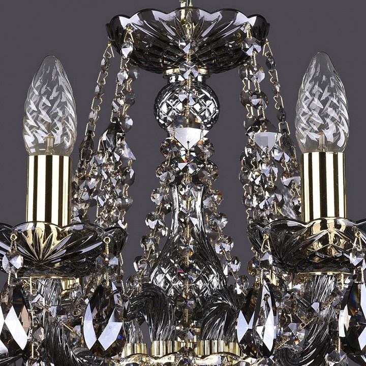 Подвесная люстра bohemia ivele crystal 1413 1413/8/200/g/m731