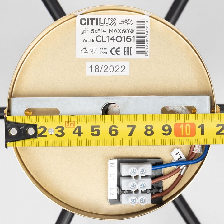 Люстра на штанге citilux бертон cl140161