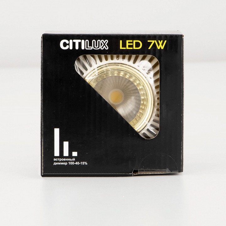 Встраиваемый светильник citilux дзета cld042nw2