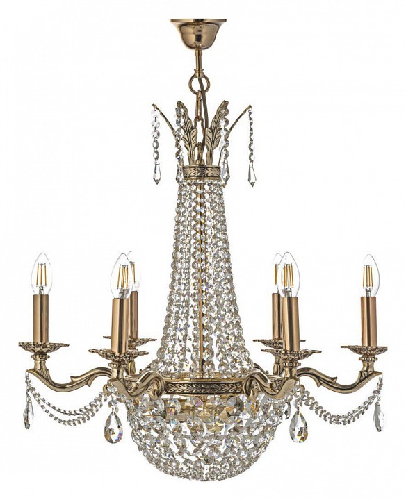 Подвесная люстра arti lampadari amelia amelia e 1.6.6.502 gb