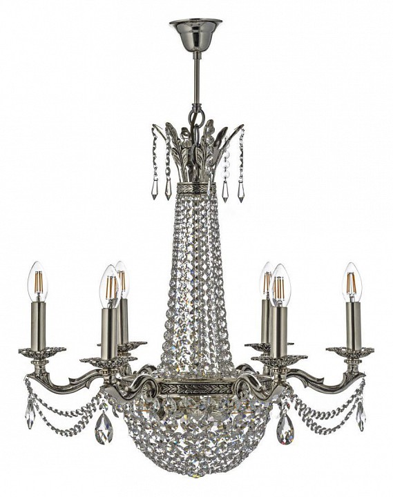 Подвесная люстра arti lampadari amelia amelia e 1.6.6.502 sb