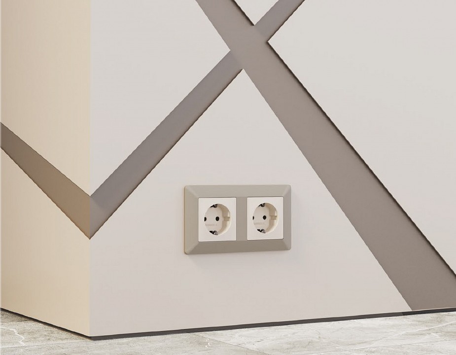 Рамка на 4 поста ambrella volt line af110364