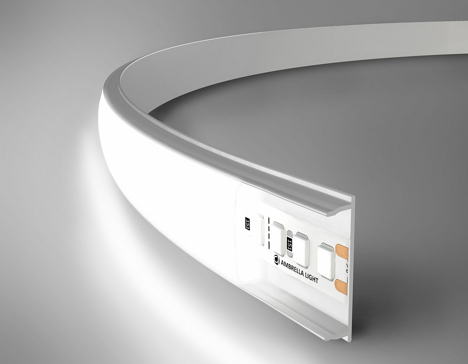Профиль накладной гибкий ambrella light gp gp1600wh