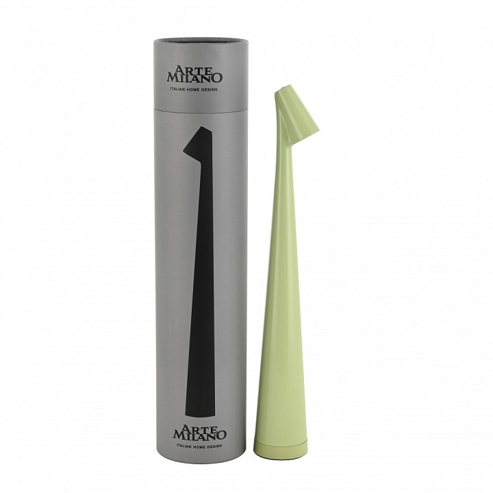 Настольная лампа декоративная arte milano 128101/h350/3-6k/3w green