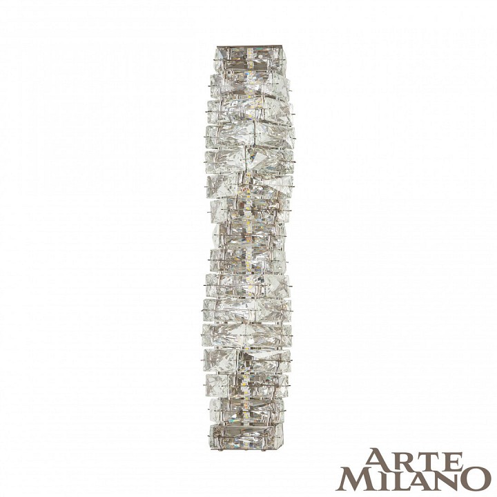 Накладной светильник arte milano am-0011 2152b.d110.h500.led.5 ni