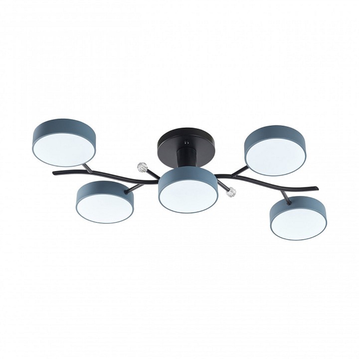 Потолочная люстра arte milano ferrara 256606/5 bk/gr