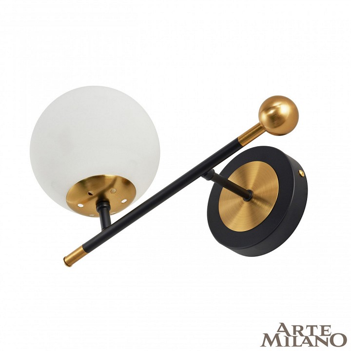 Бра arte milano neapolis-72708 272808/1b bk/gd