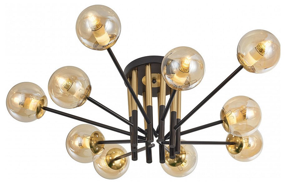 Потолочная люстра arte milano neapolis-73708 273708/10 bk/gd