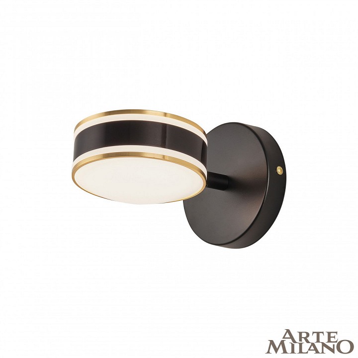 Бра arte milano ferrara-71040 277599/1b bk/gd