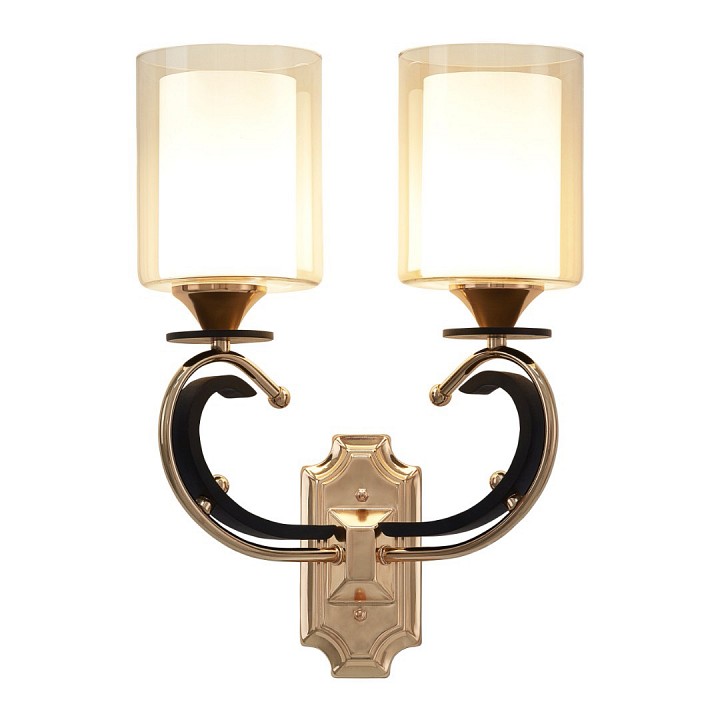 Бра arte milano florentia-2237 302237/2w bk/gd