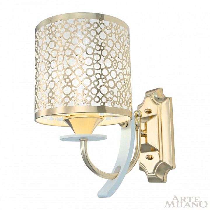 Бра arte milano florentia-6067 306067/1w wh/gd