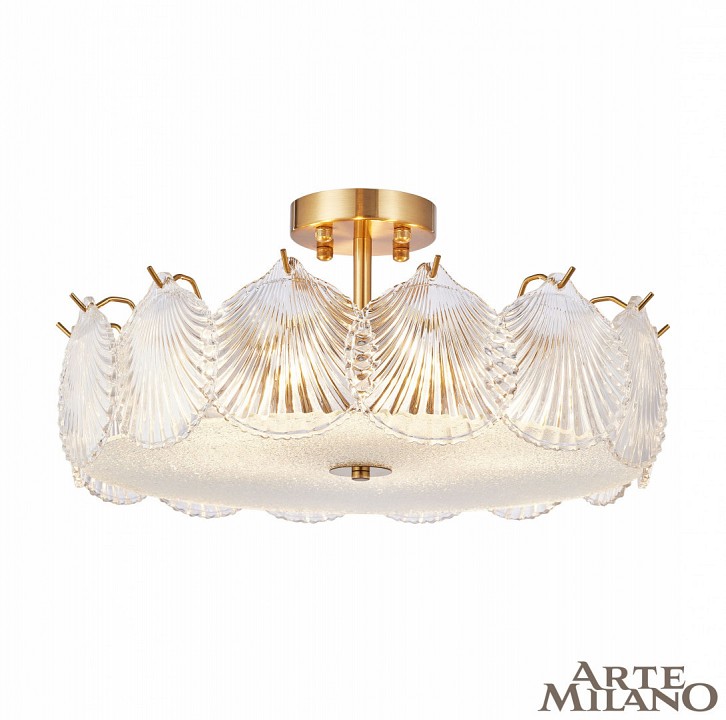 Люстра на штанге arte milano am-rim 312009/d500 bs