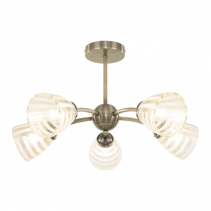 Люстра на штанге arte milano napoli-320107 320107/5 ab