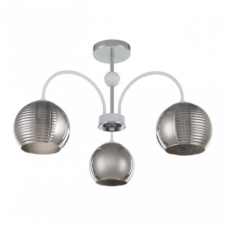 Люстра на штанге arte milano napoli-320719 320719/3 cr+wh