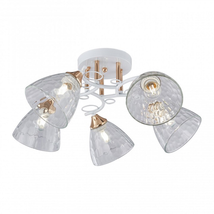 Потолочная люстра arte milano amalfi-321395 321395/5a wh+fg