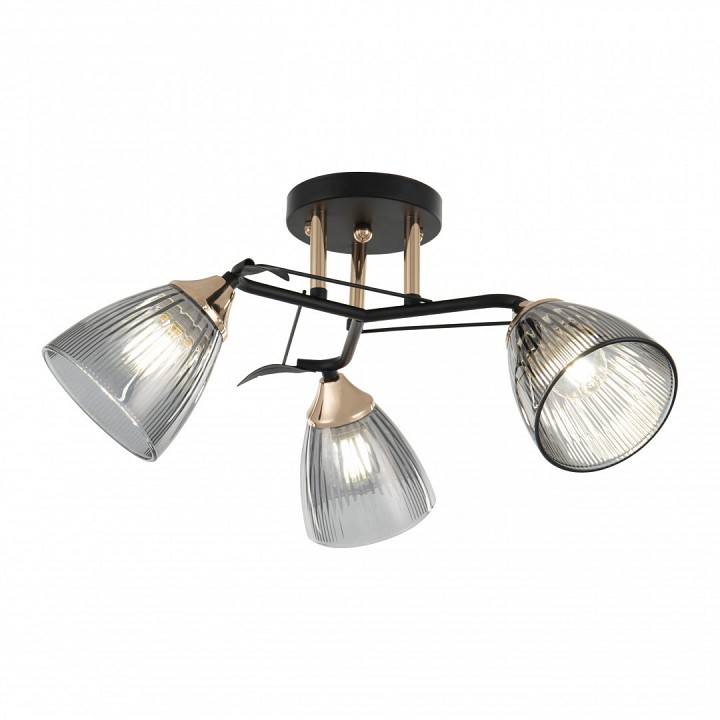 Потолочная люстра arte milano amalfi-322610 322610/3 bk+fg