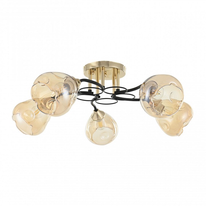Потолочная люстра arte milano amalfi-324106 324106/5 fg+bk