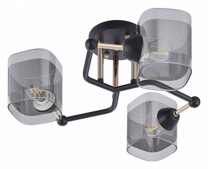 Потолочная люстра arte milano amalfi-324308 324308/3 bk+fg