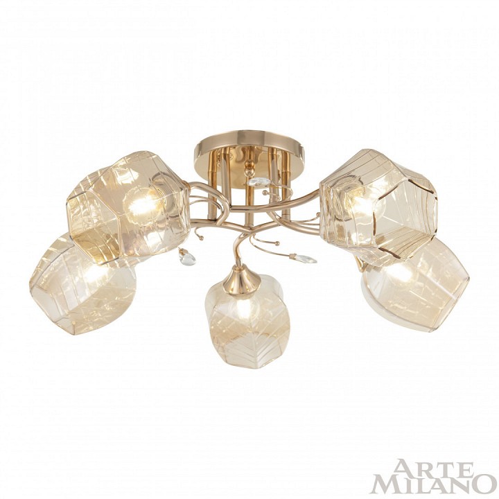 Потолочная люстра arte milano amalfi-328106 328106/5 fg