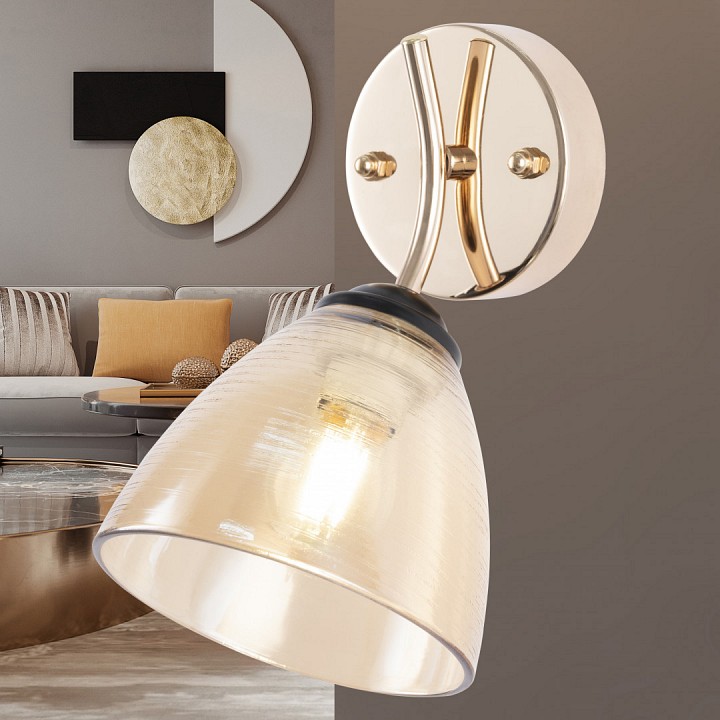 Бра arte milano napoli-329007 329007/1w gd.bk
