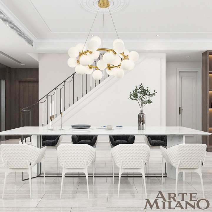 Подвесная люстра arte milano am-55398 ba.55398.d700.g9.25 g