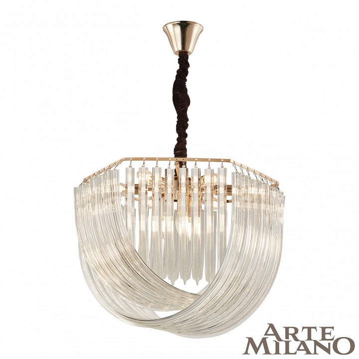 Подвесная люстра arte milano am-97378 s.97378.d600.h430.e14.9 g