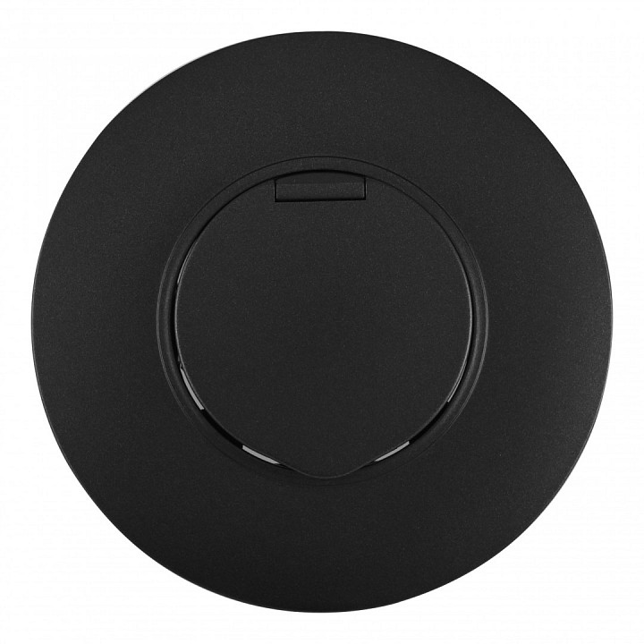 Розетка с заземлением и шторкой, С крышкой arte milano set08-1 set08-1-41-1 black
