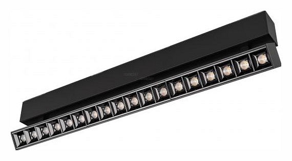 Светильник на штанге arlight mag-laser-fold-45-s480-18w warm3000 (bk, 15 deg, 24v) 026978