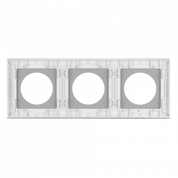 Рамка на 3 поста arlight glare 043838