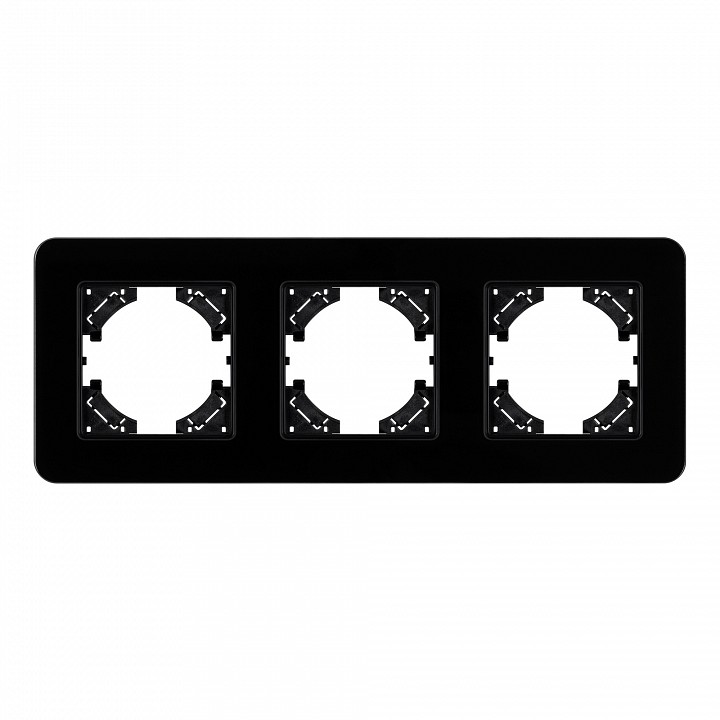Рамка на 3 поста arlight omali 049697