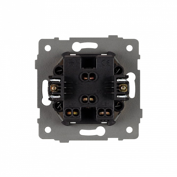 Выключатель двухклавишный без рамки arlight swt 049889