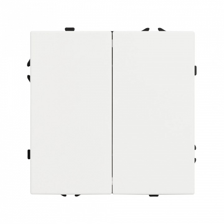 Выключатель проходной двухклавишный без рамки arlight swt 054242