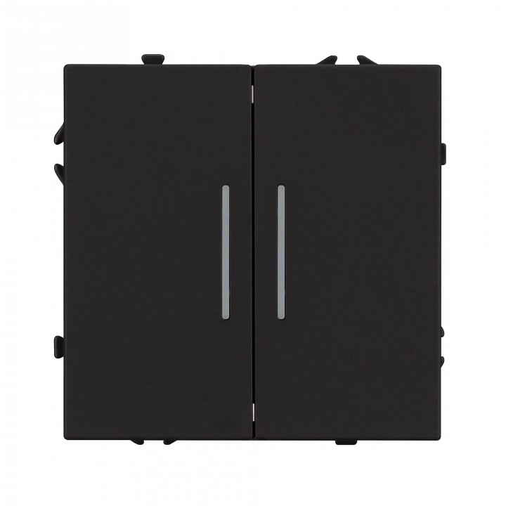 Выключатель двухклавишный без рамки arlight swt 054264