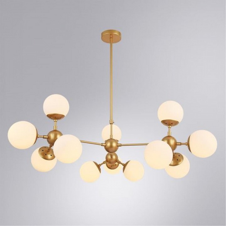 Люстра на штанге arte lamp bolla a1664sp-12go