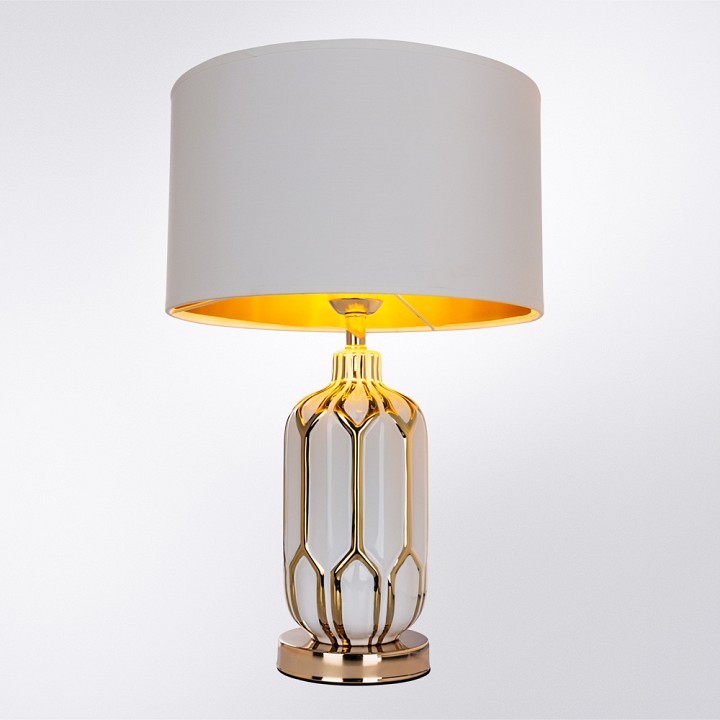 Настольная лампа декоративная arte lamp revati a4016lt-1wh