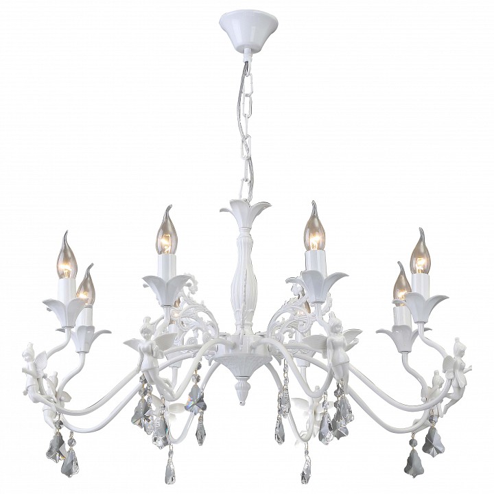 Подвесная люстра arte lamp angelina a5349lm-8wh