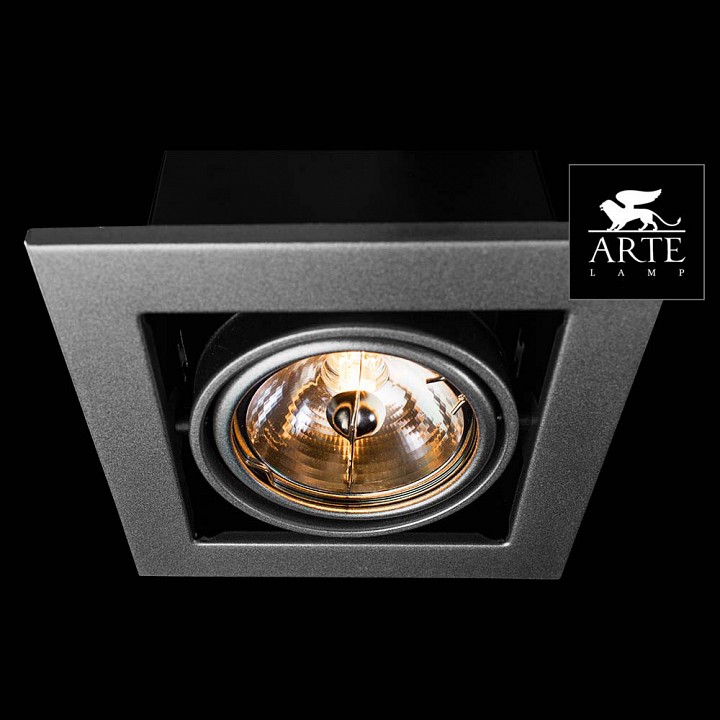 Встраиваемый светильник arte lamp cardani medio a5930pl-1si