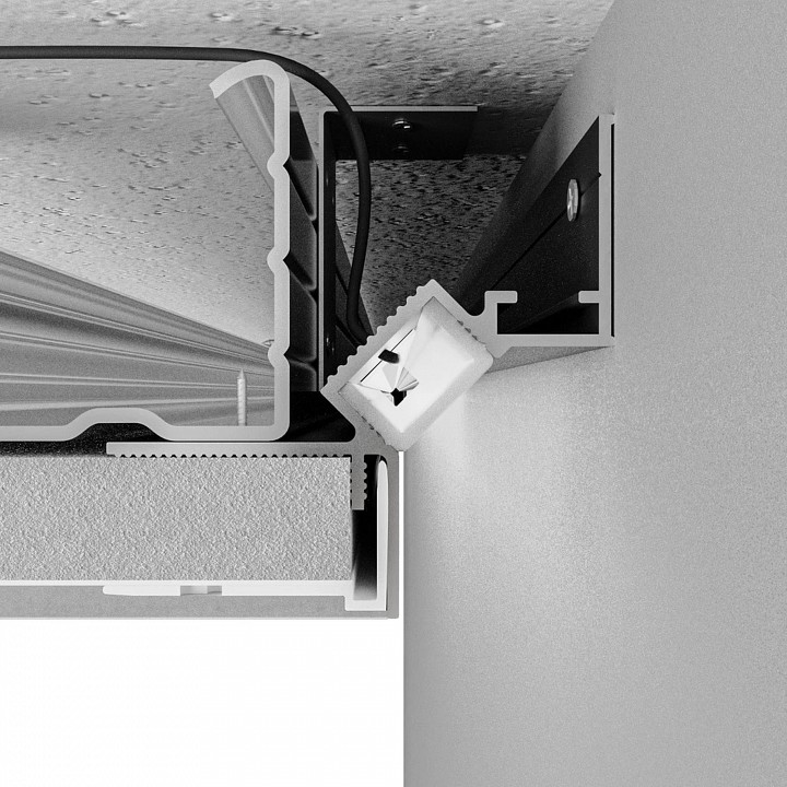 Профиль для контурной подсветки гкл потолка arte lamp gap a680206